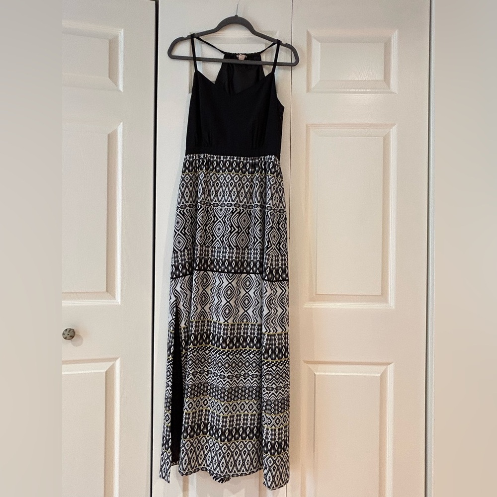 J. Crew Black Sleeveless Maxi Dress